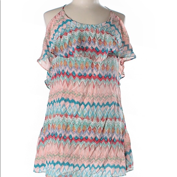 Threads 4 Thoughts Printed Low Back Mini Dress - Picture 3 of 8